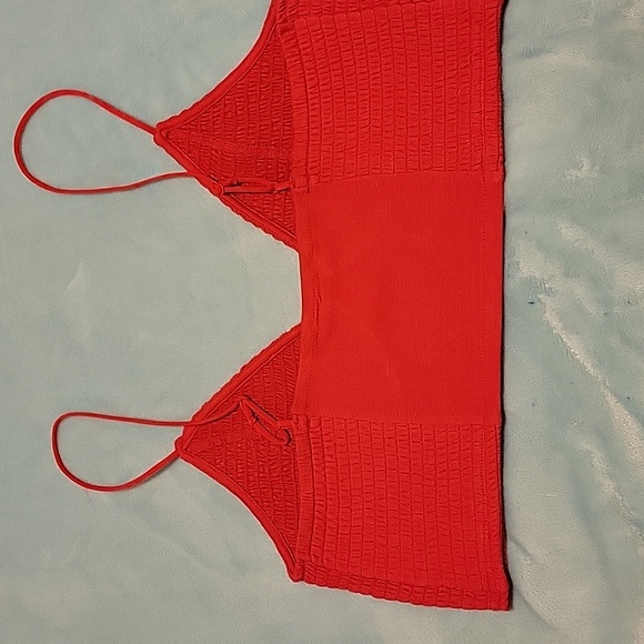 Vanilla Star camo shorts size 13 AND Zenana red halter top size 2X BUNDLE - Picture 6 of 7